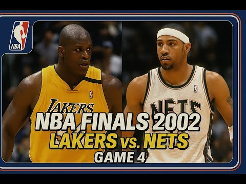 NBA Finals 2002 Los Angeles Lakers vs. New Jersey Nets Game 4 Kobe Bryant Full game
