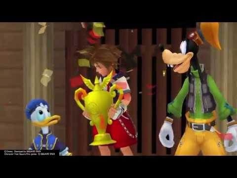 Kingdom Hearts Final Mix (PS4) Cutscene #167 The Party Wins The Hercules Cup
