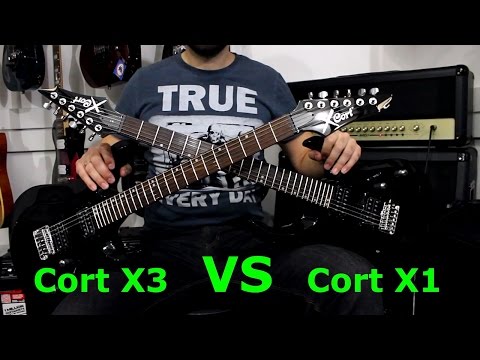 Cort X1 VS Cort X3 - Guitar Battle #1