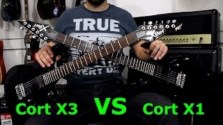 Video thumbnail for Cort X1 VS Cort X3 - Guitar Battle #1 by Artyom Reborn