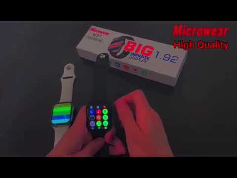 Microwear W97 Bluetooth phone call smart watch from Azhuo.