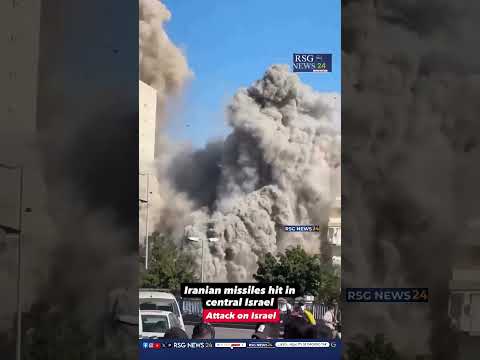 Iranian Ballistic Missiles Heading Toward Tel Aviv 🚨#shortsfeed #viral #worldnews #iranisraelwar #