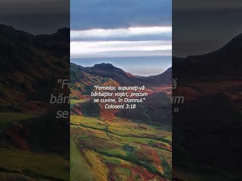 Epistola către Coloseni a lui Pavel 3:18 Femeilor, supuneţi-vă bărbaţilor voştri #creștini #biblie