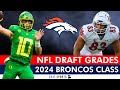 Broncos Draft Grades: All 7 Rounds From 2024 NFL Draft Ft. Bo Nix & Jonah Elliss