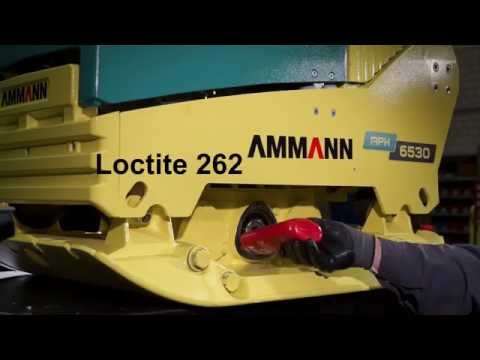 Ammann Vibratory Plate Service Video - APH 6530 piston adjustment