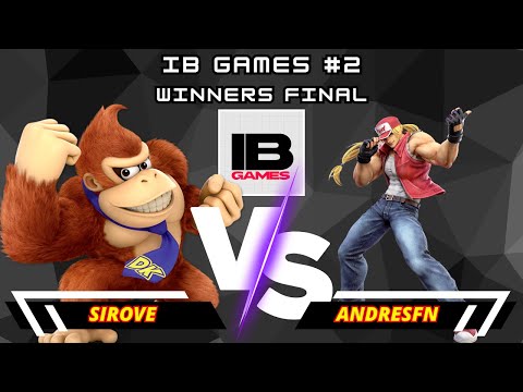 Sirove (Donkey Kong) Vs. AndresFn (Terry) | IB Games #2 | Winners Final | SSBU
