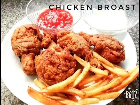 Chicken Broast in Simple way || KFC Style Chicken || Crunchy Fried Chicken || Chicken Porichath