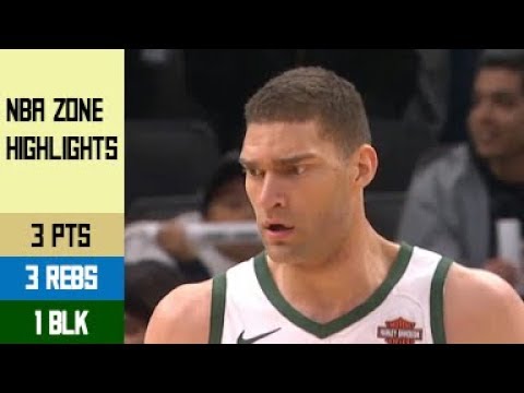 Brook Lopez Highlights vs Celtics SRG1 - 3 Pts, 3 Rebs, 1 Blk (28.04.19)