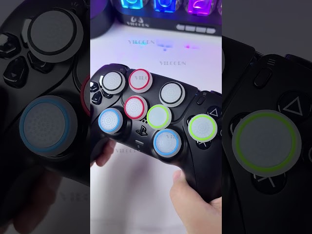Vídeo relacionado con 20 Piezas Joystick Thumbstick Grips: Mando Cubierta Protectora de Apretones de Pulgar de Silicona para Xbox One Series X/S, PS4, PS5 Controlador Accesorios