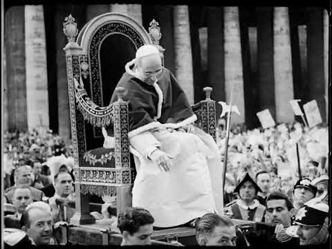 30th anniversary of Italy's Catholic Women's Action Clubs with Pope Pius XII [1948] [HD]