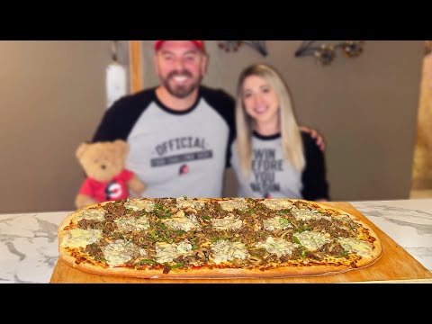 Pizza-Challenge des Philly Football-Teams mit Randy Santel