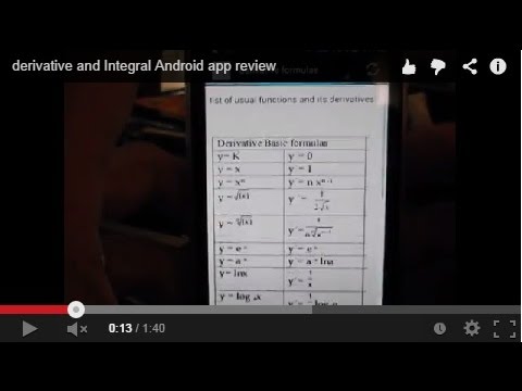 Derivative and Integral EVA Video