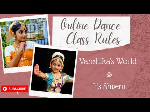 Online Dance Class Rules! (Part 1) | Vanshika's World | It's Shveni