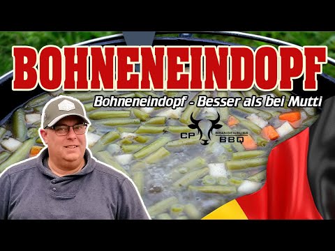 Grüne Bohnen aus dem Dutch Oven. Eintopf in Lecker !!!