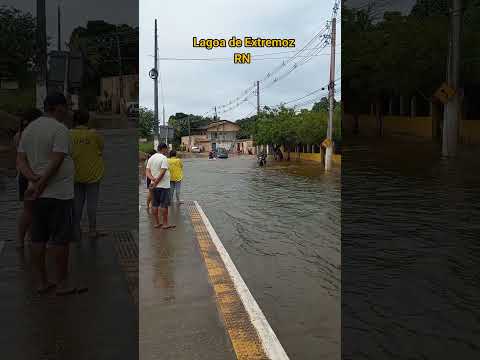 Pelas trilhas do RN.  Lagoa de Extremoz  muita chuva a Lagoa veio a transbordar. #Pelastrilhasdorn