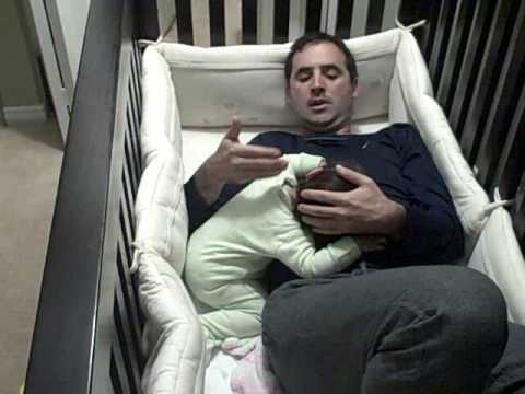 Father Goes into the Baby Crib!!