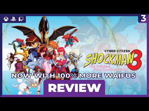 The Easiest Plat on Playstation? | Cyber Citizen Shockman 3: A Princess From Another World Review