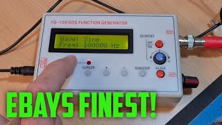 A function generator for £16? How bad can it be? FG-100 DDS