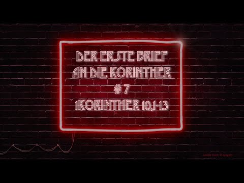 Predigtreihe: 1. Korintherbrief (7/15) - Das warnende Beispiel Israels | Jürgen Fischer