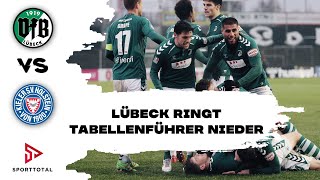 Lübeck mit Achtungserfolg gegen Spitzenreiter I VfB Lübeck - Holstein Kiel II I Regionalliga Nord