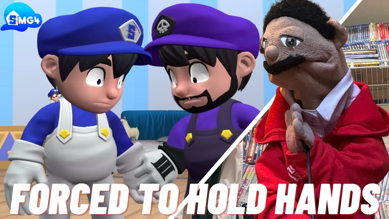 SMG4: SMG4 And SMG3 Are Forced To Hold Hands Reaction (Puppet Reaction)
