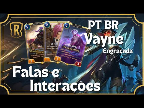 Vayne Zoa Jax e Seraphine Zoa Varus | Falas Engraçadas Lor | Legends of Runeterra