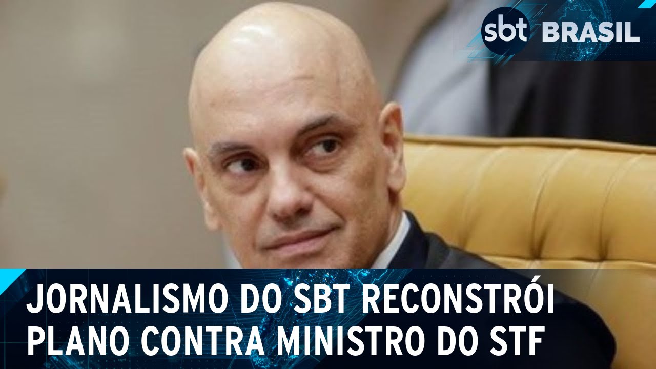 Jornalismo do SBT reconstrói plano de sequestro de Alexandre de Moraes | SBT Brasil (30/11/24)