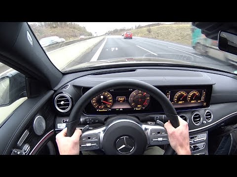 2020 Mercedes-Benz E400d T-Modell (340PS) - Autobahn fast driving