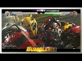 Bumblebee Vs Shatter Dropkick With Healthbars