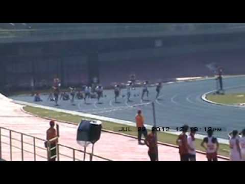 100m JUVENIL Final INTERCOLONIAL 2012