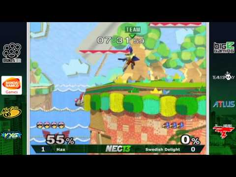 NEC 13 - Hax (Captain Falcon) Vs. Swedish Delight (Sheik, Falco) - Losers Quarters