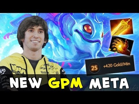 Dendi new GPM meta — Radiance, Midas and 420 gold talent Puck