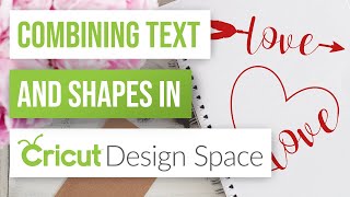 🟣 Combining Text and Shapes in Cricut Design Space