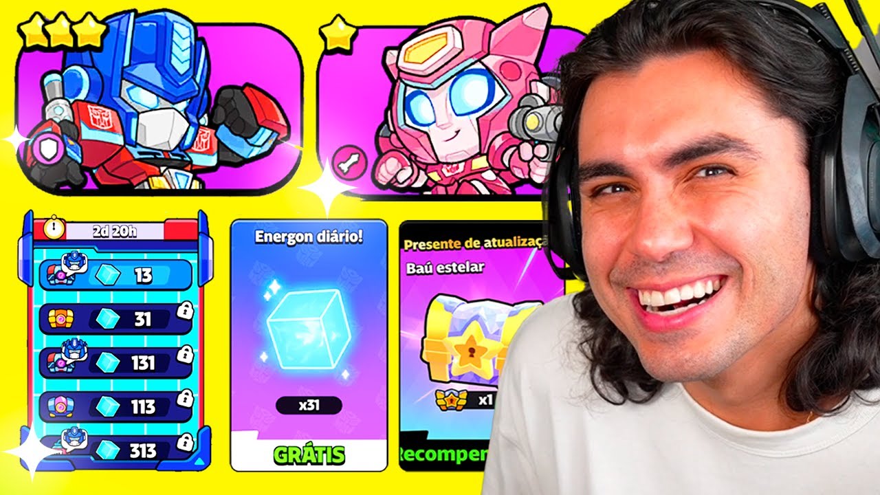 ZEREI A ATUALIZAÇÃO DO TRANSFORMERS NO SQUAD BUSTERS!