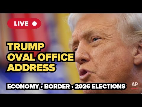 LIVE | President Donald Trump White House Oval Office address | 12/17/25