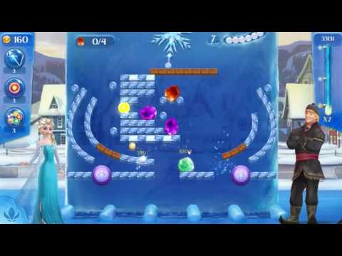 Frozen Free Fall: Icy Shot Level 42 - NO BOOSTERS ☃☃☃