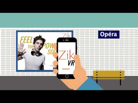 Application ZIK VR Fonctionnement (Projet étudiant)