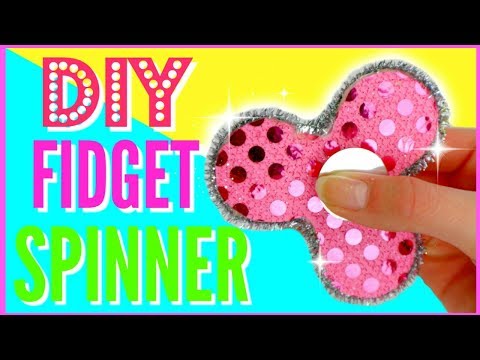 DIY FIDGET SPINNER WITHOUT BEARINGS - How To Make A Fidget Spinner ! EASY!