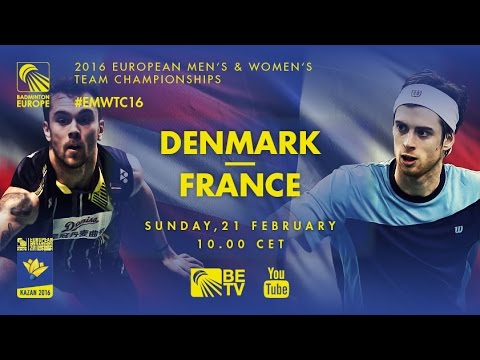 Badminton - Jan O Jorgensen (DEN) vs  Brice Leverdez (FRA) - Final, EMTC 2016