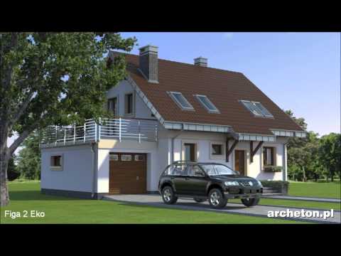 Projekt domu Figa 2 Eko - archeton.pl