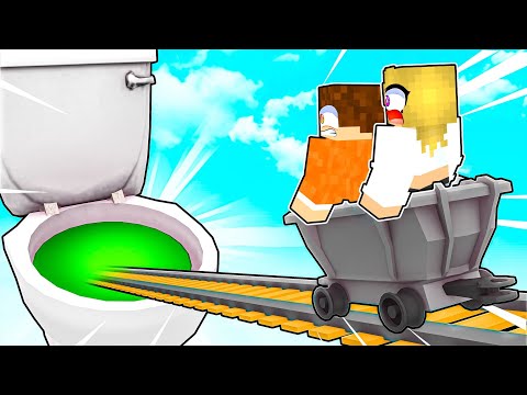 PRZEJAZD WÓZKIEM DO WIELKIEGO KIBLA w MINECRAFT!