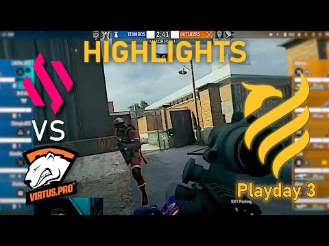 COMEBACK?! BDS vs Outsiders (VP) - HIGHLIGHTS - Playday 3 - EUL 2022 Stage 3 - R6 Esport
