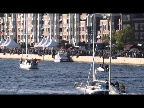 RK JadeWeserPort-Cup 2014 Teil1 Einlaufen der Schiffe