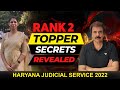 Judiciary Topper - Rank 2 | HJS 2022 | Topper Secrets Revealed | Ruhela | Anil Khanna