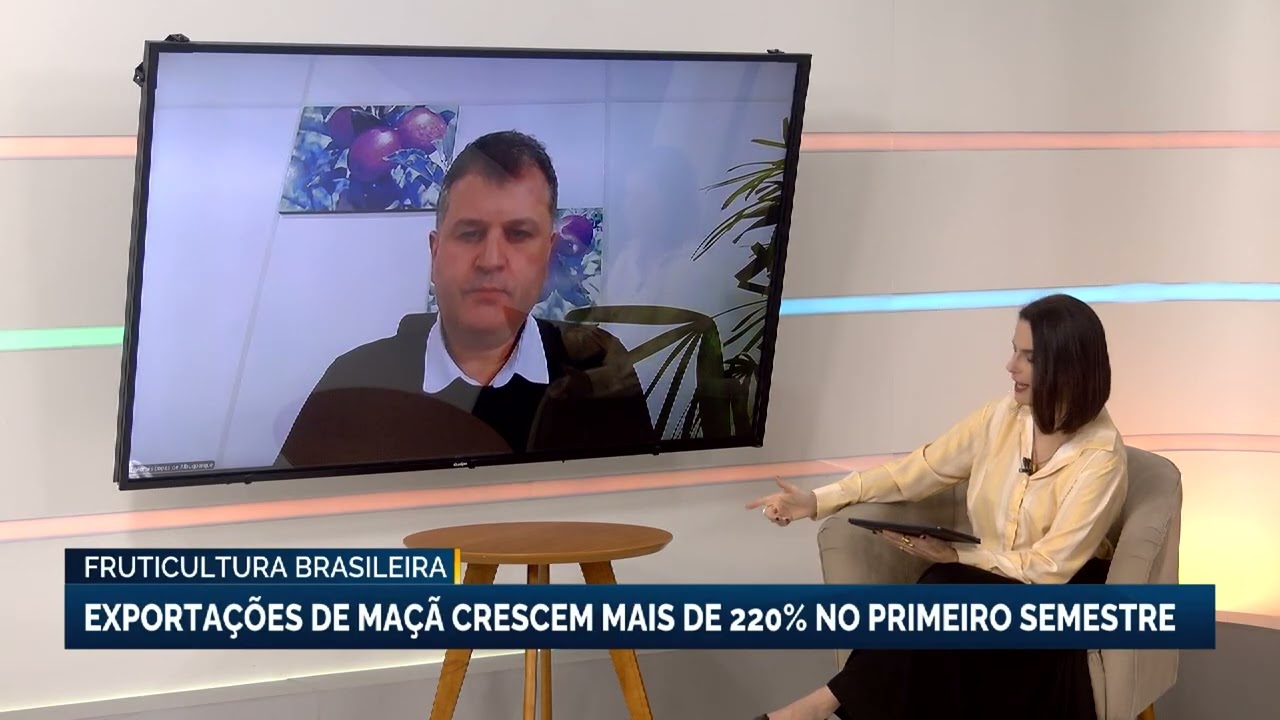 Fruticultura brasileira: exportações de maçã crescem mais de 220% no primeiro semestre