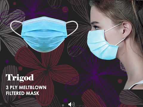 Trigod 3 ply face mask