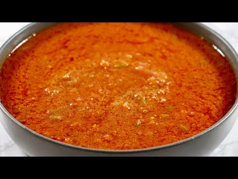 EASY AND DELICIOUS TOMATO GRAVY WITH BELL PEPPERS | TOMATO GRAVY | GRAVY RECIPE