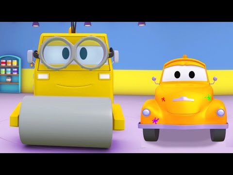 Die Lackierwerkstatt von Tom dem Abschleppwagen: Steve die Dampfwalze ist Der Minion