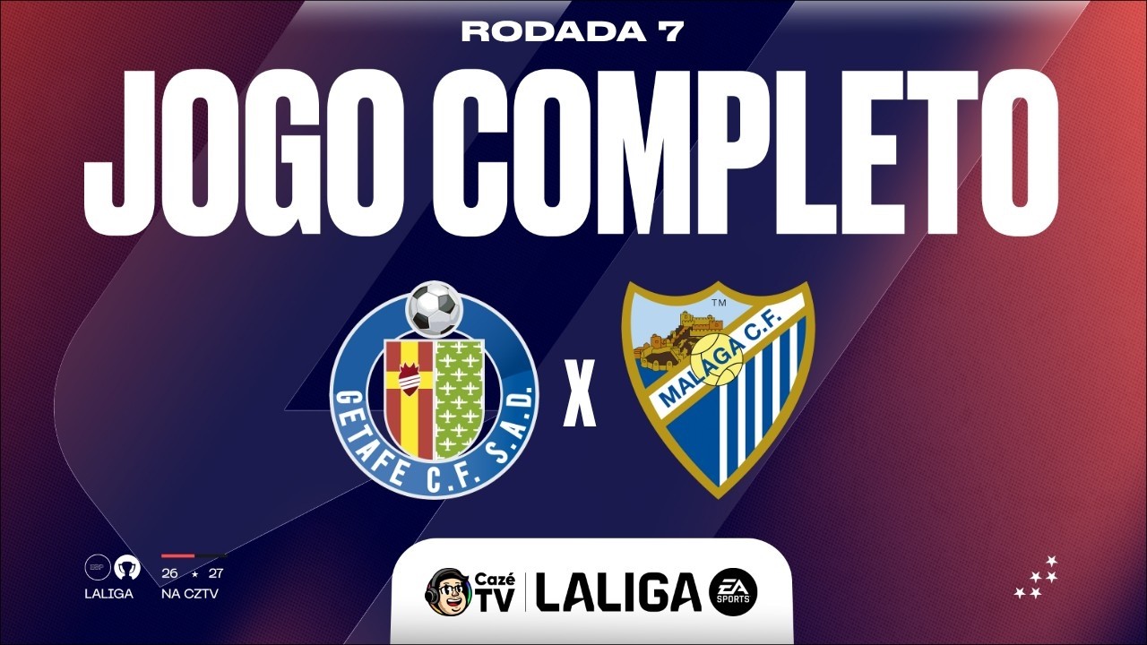 JOGO COMPLETO: GETAFE X MÁLAGA | LALIGA 26/27 | 7ª RODADA