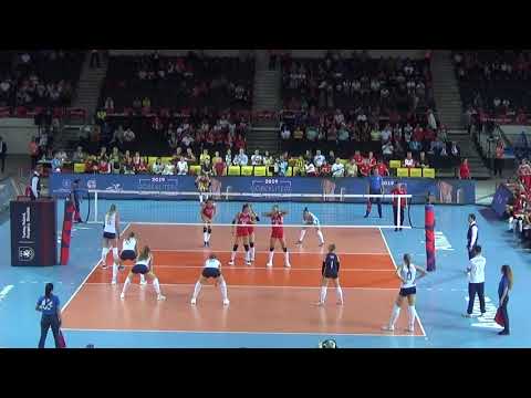 Samanta Fabris (#13 Croatia) - Turkey VS Croatia 3-2 (Euro Volley 2019)
